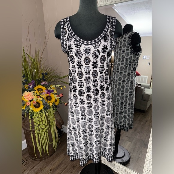 Joseph A Dresses & Skirts - Joesph A • Beaded Sleeveless Sweater Dress
